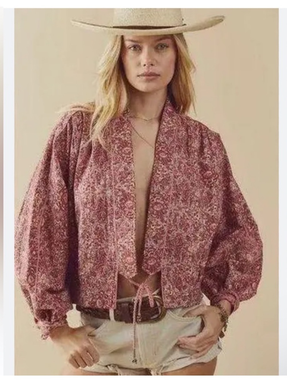 NWT Free People Rosalina Floral Jacket Size Medium - Picture 14 of 14